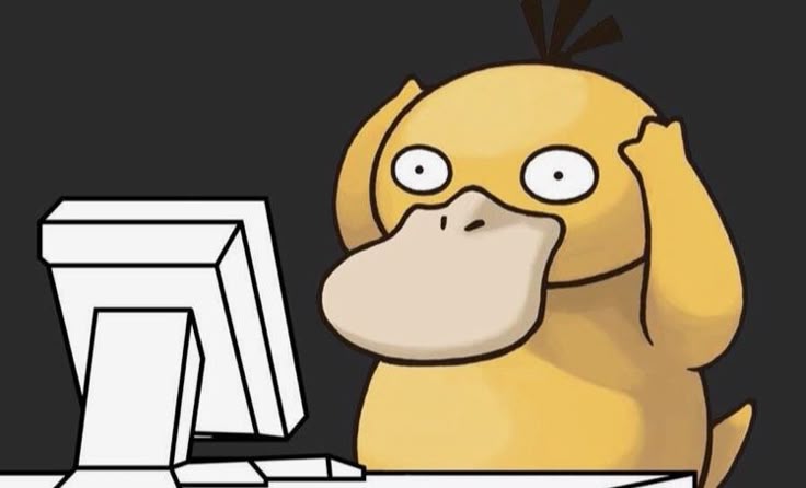 Psy duck frustrated on PC